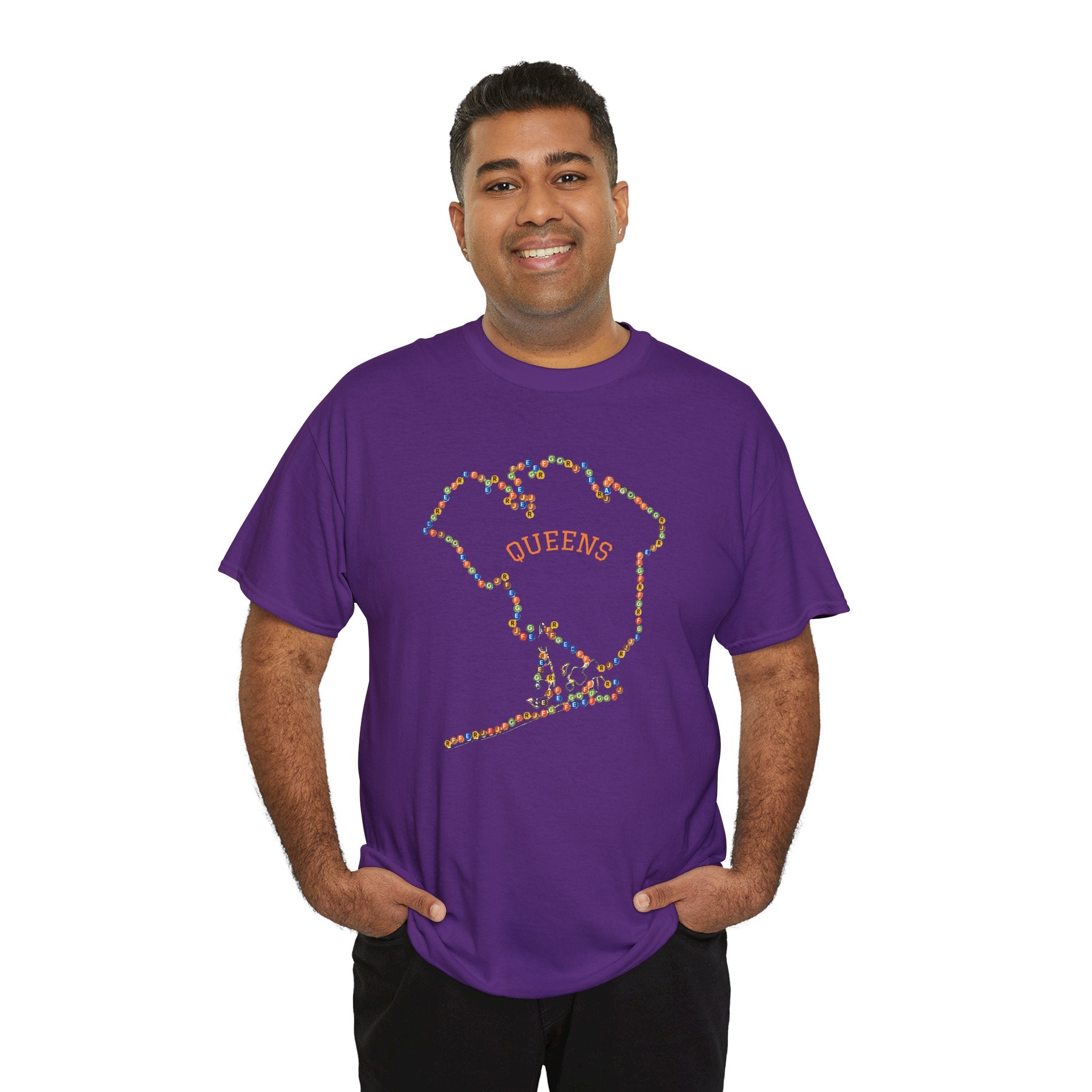 Queens Map Subway Signs T-Shirt | NYC Subway Tee