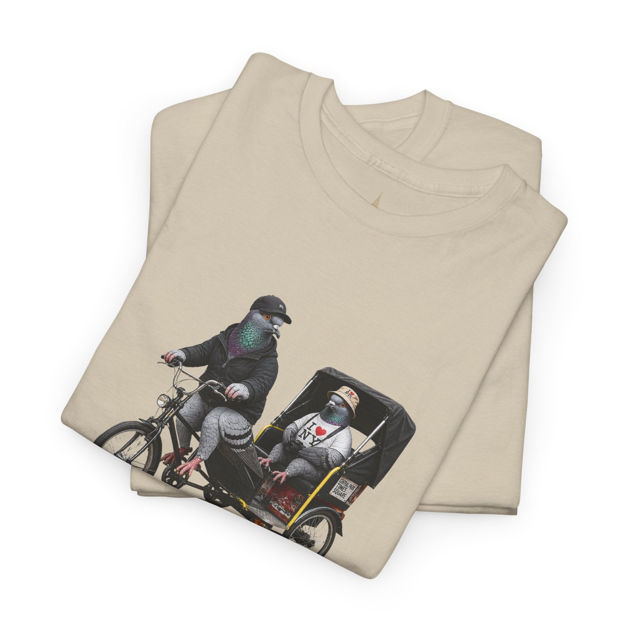 Customizable Times Square NYC Pigeon T-Shirt | Baseball Fan Tee