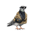 Staten Island NYC Pigeon 3" x 3" Sticker