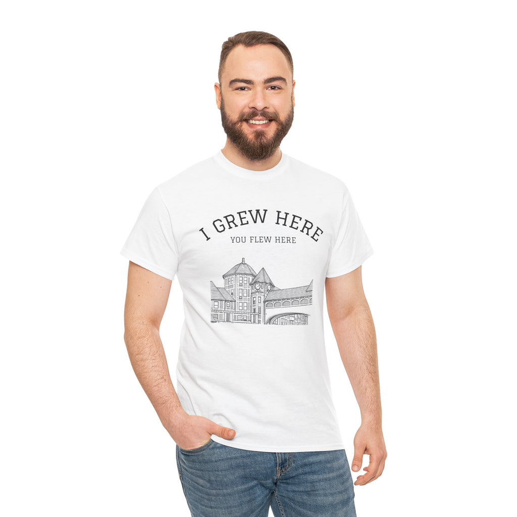 Forest Hills Station Plaza T-Shirt | I Grew Here You Flew Here New York City Queens Station Plaza Tee