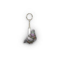 Woodlawn NYC Pigeon Mini Plush Keychain |  Bronx Irish Bagpipes Bird Lovers Plushie Bag Charm