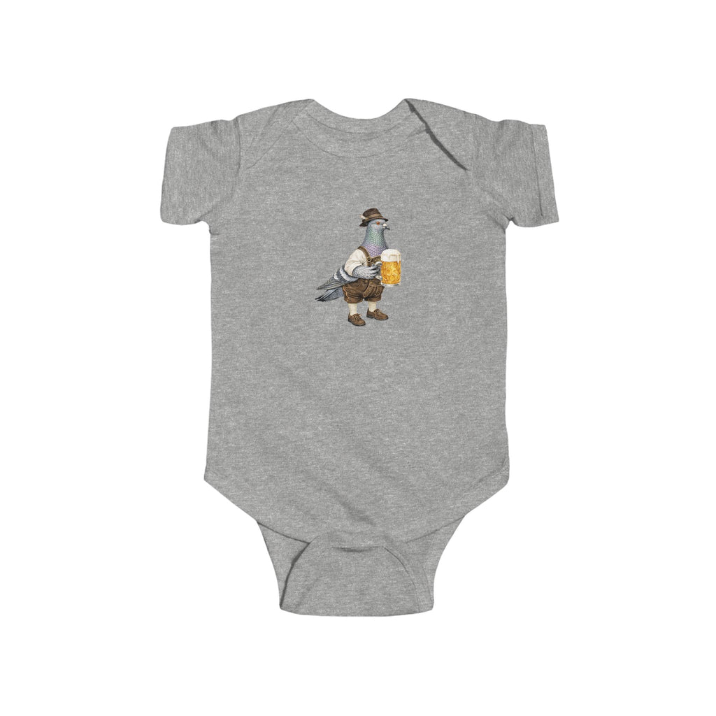 Customizable Yorkville NYC Pigeon Baby Onesie | New Yorker Reveal Infant Bodysuit