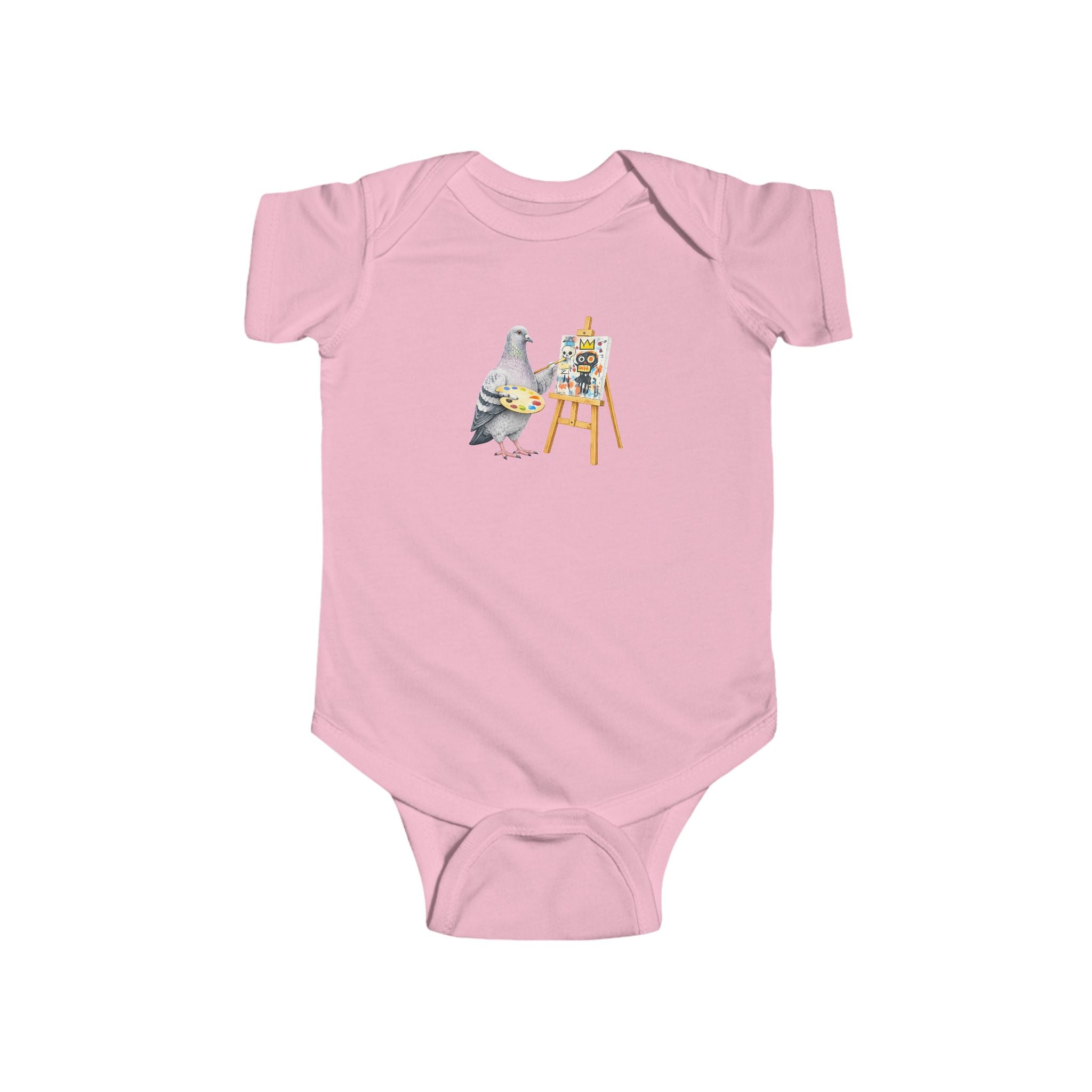 Customizable SoHo NYC Pigeon Baby Onesie | New Yorker Reveal Infant Bodysuit