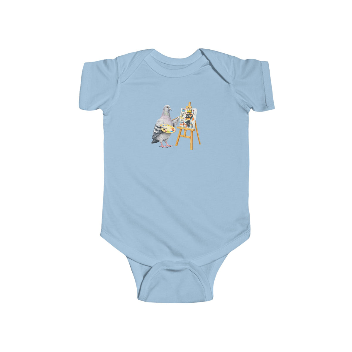 Customizable SoHo NYC Pigeon Baby Onesie | New Yorker Reveal Infant Bodysuit