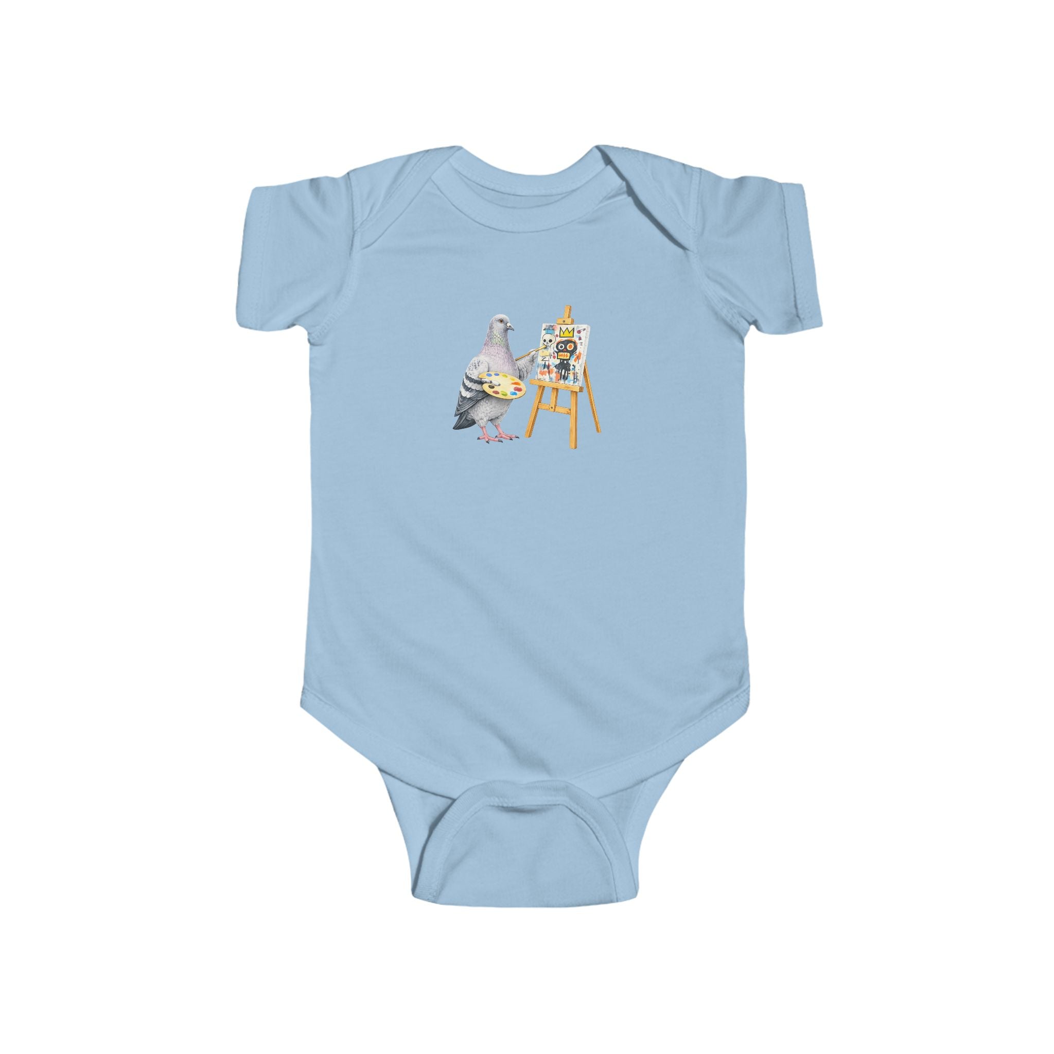 Customizable SoHo NYC Pigeon Baby Onesie | New Yorker Reveal Infant Bodysuit