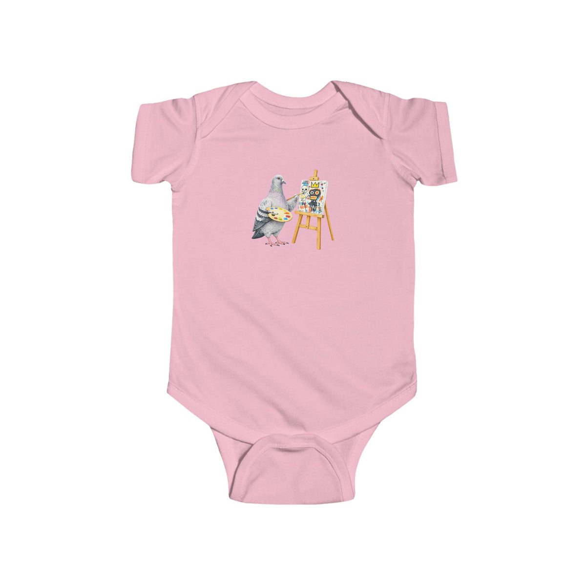 Customizable SoHo NYC Pigeon Baby Onesie | New Yorker Reveal Infant Bodysuit