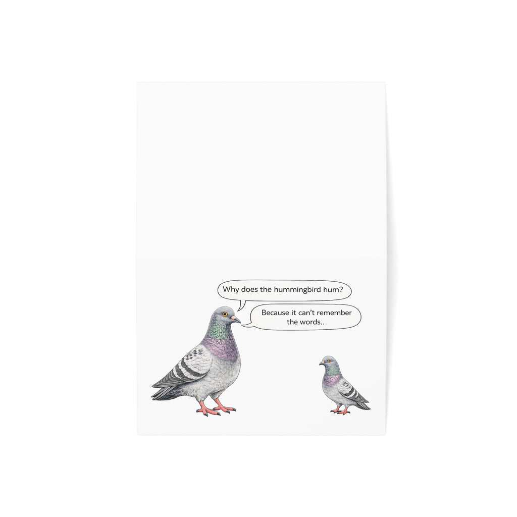 NYC Pigeon Father's Day Greeting Card | Dad Jokes Father's Day Card