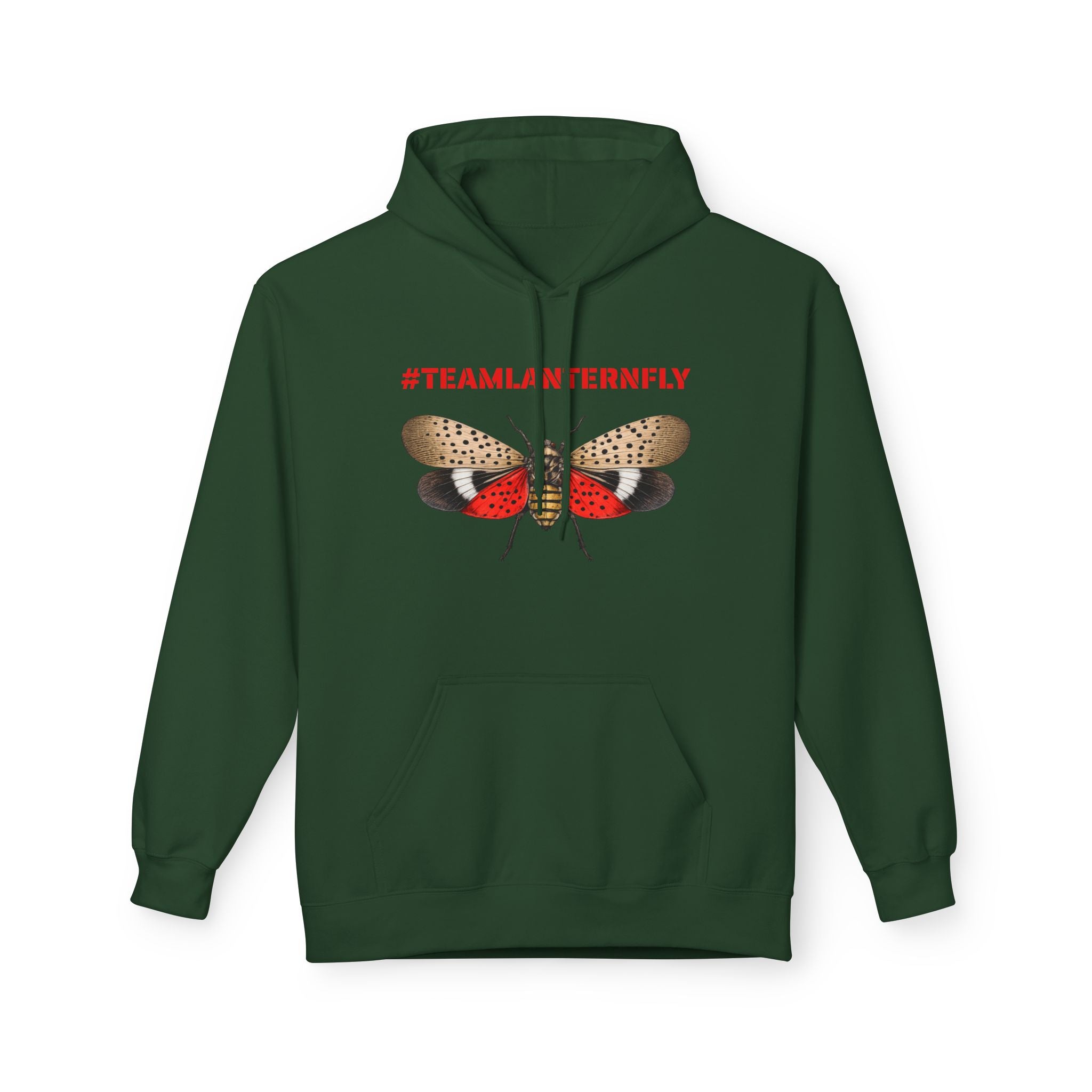 NYC Spotted Lanternfly Hoodie — Team Lanternfly Hooded Pullover Sweatshirt