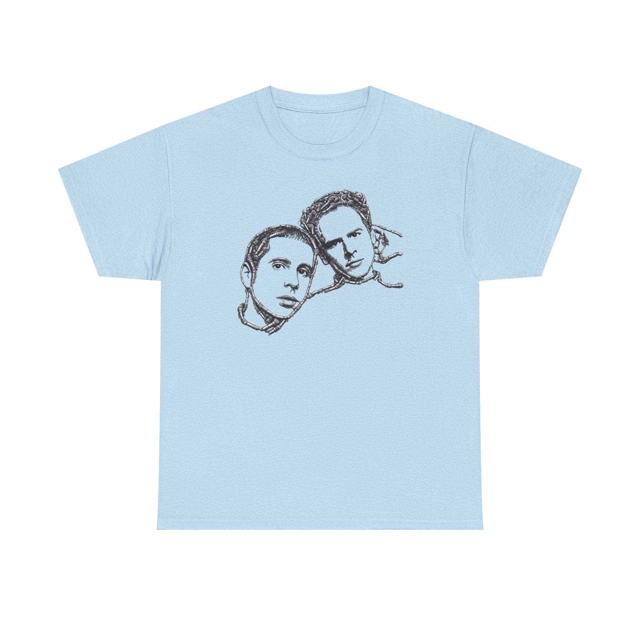 Microphone Simon and Garfunkel T-Shirt    NYC Music Paul Simon Art Garfunkel Tee