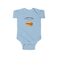 Bacon Egg and Cheese Baby Bodysuit | I Grew Here You Flew Here baby onesie