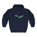 Williamsburg Street Sign Zip Up Hoodie | Brooklyn Bedford Avenue North 7th Hooded Sweatshirt