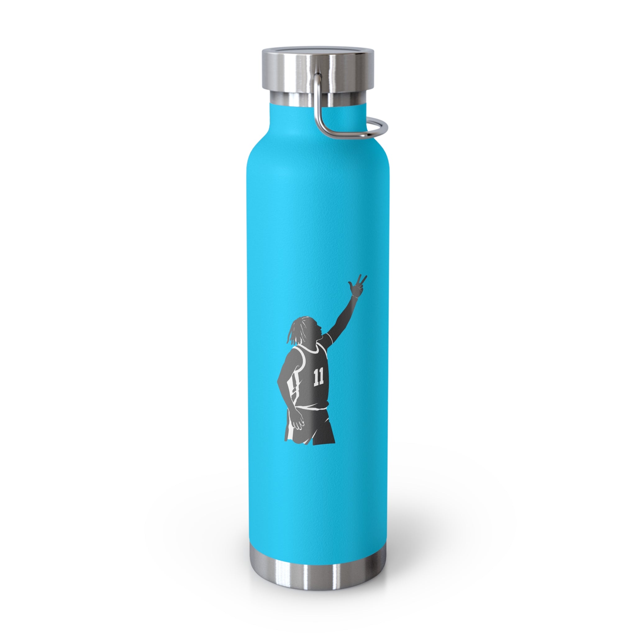 Customizable Jalen Brunson NYC 22oz Water Bottle | New York Basketball Fan Copper Vacuum Insulated