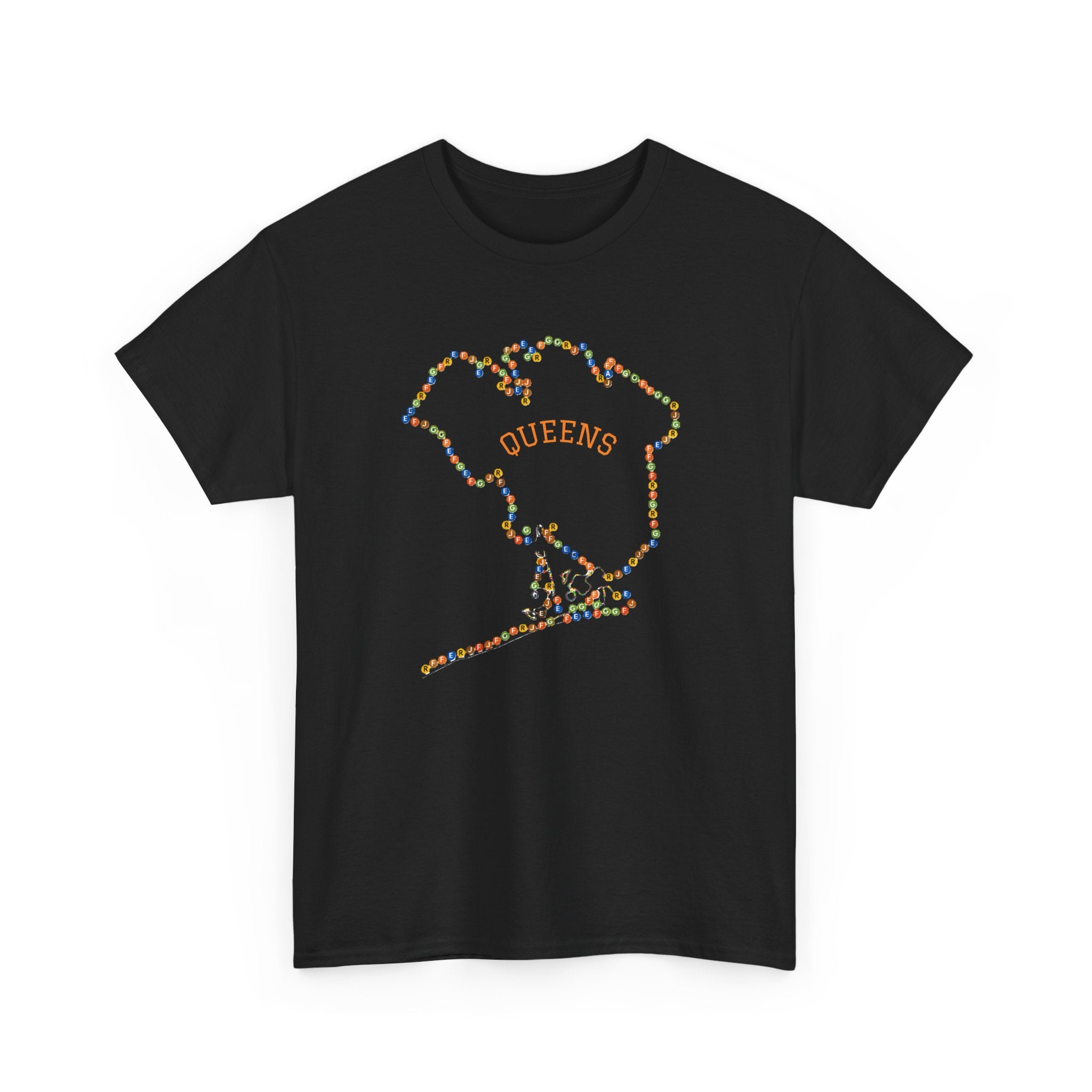 Queens Map T-Shirt | Subway Signs Tee