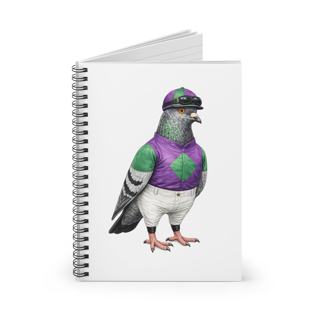 Customizable Ozone Park NYC Pigeon Spiral Journal | Bird Lovers Notebook