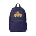 Taxi Cab NYC Kids Backpack — New York Cartoon Yellow Checkered Taxi Cab  Book Bag