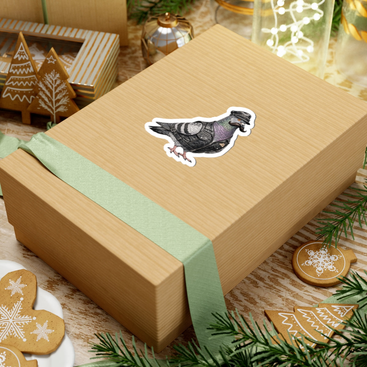 Chelsea NYC Pigeon 3" x 3" Sticker