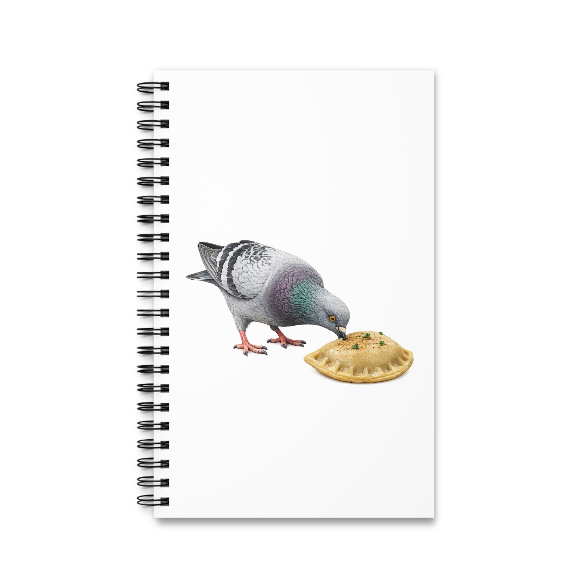 Customizable Greenpoint NYC Pigeon Spiral Journal | Puerto Rico Boricua Bird Lovers Notebook