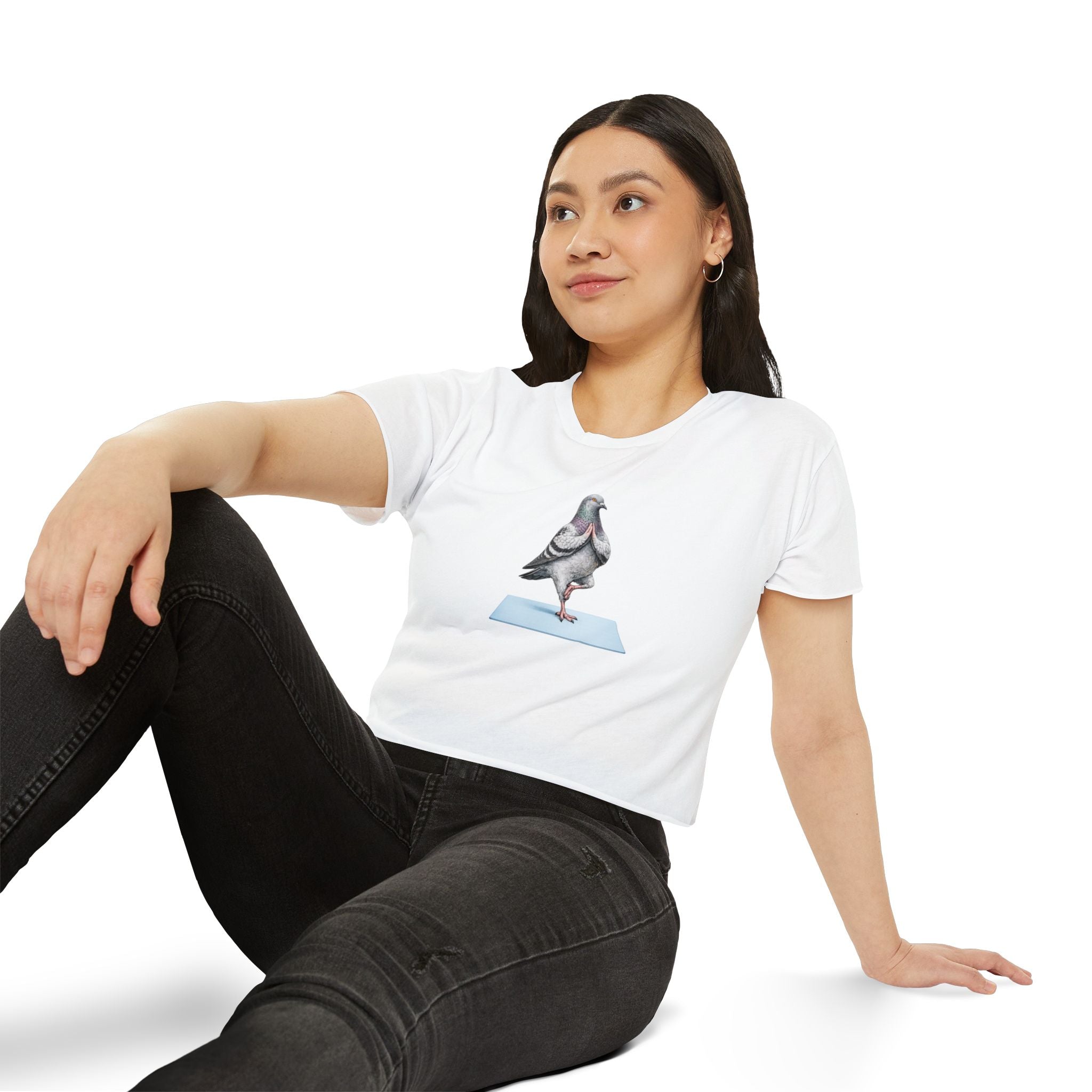 Customizable Central Park NYC Pigeon Crop Top