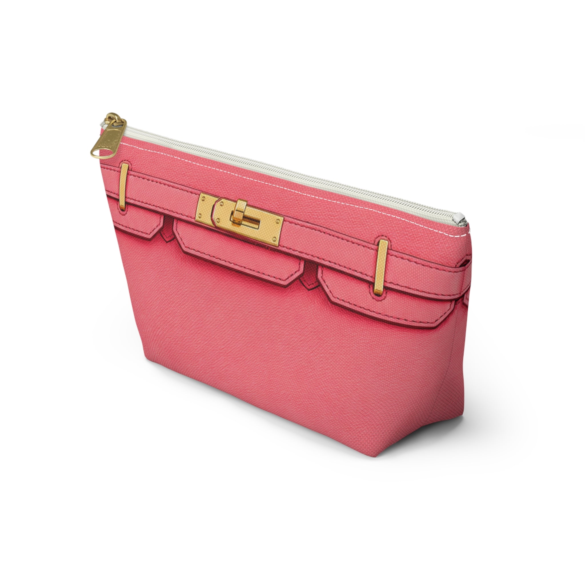 Canal Street Pink Makeup Bag —  T-Bottom Travel Bag