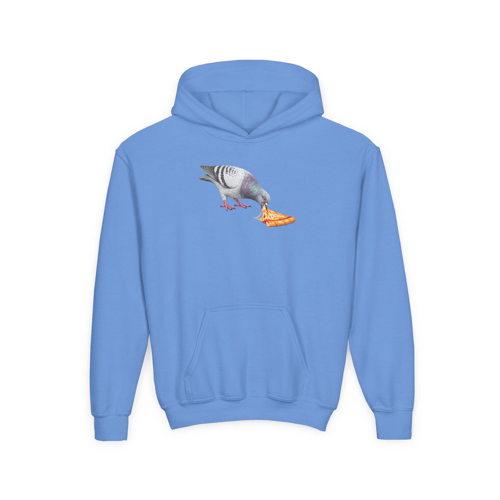Customizable Little Italy NYC Pigeon NYC Kids Hoodie | New York Pizza Lover Bird Lovers Childrens Hooded Sweatshirt