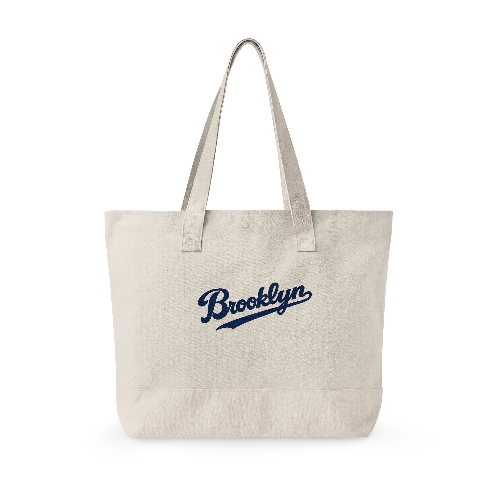 Brooklyn Canvas Tote — Zippered Market Bag