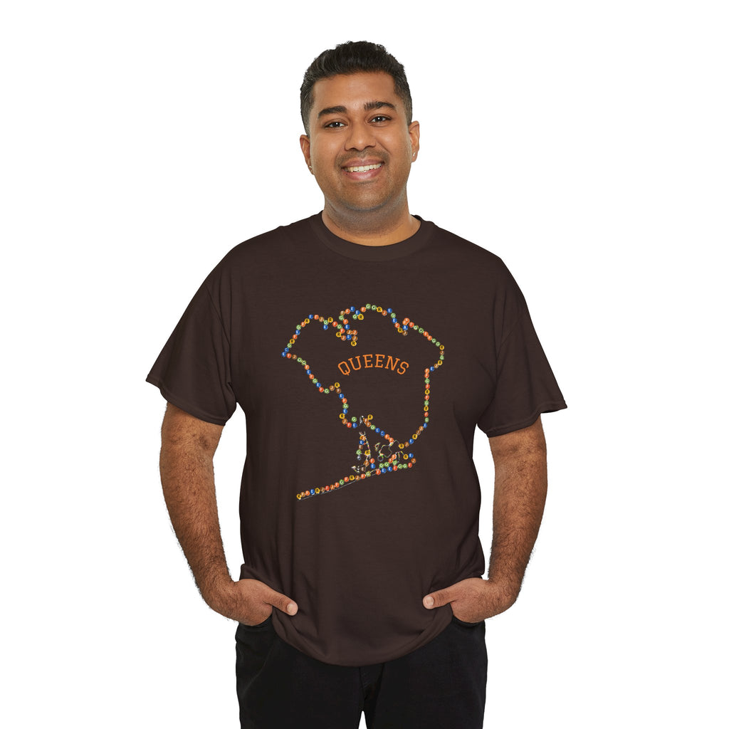 Queens Map Subway Signs T-Shirt | NYC Subway Tee