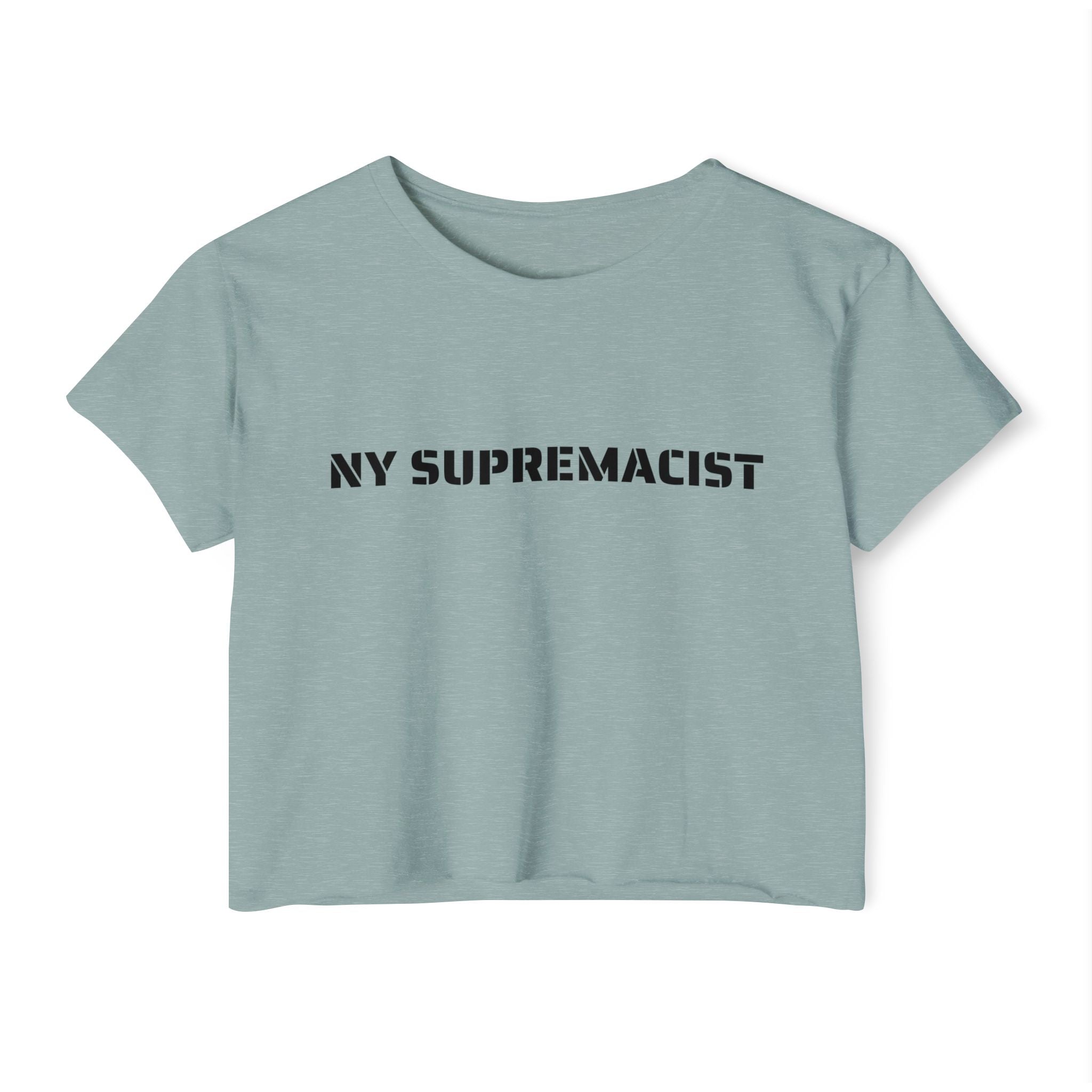 NY Supremacist Crop Top T-shirt  NYC Tee