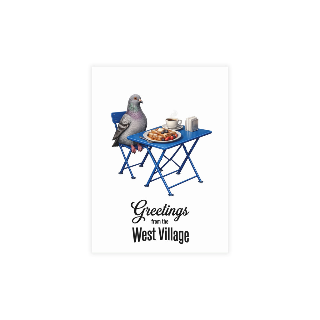 West Village NYC Pigeon Postcard Bundle (envelopes included)