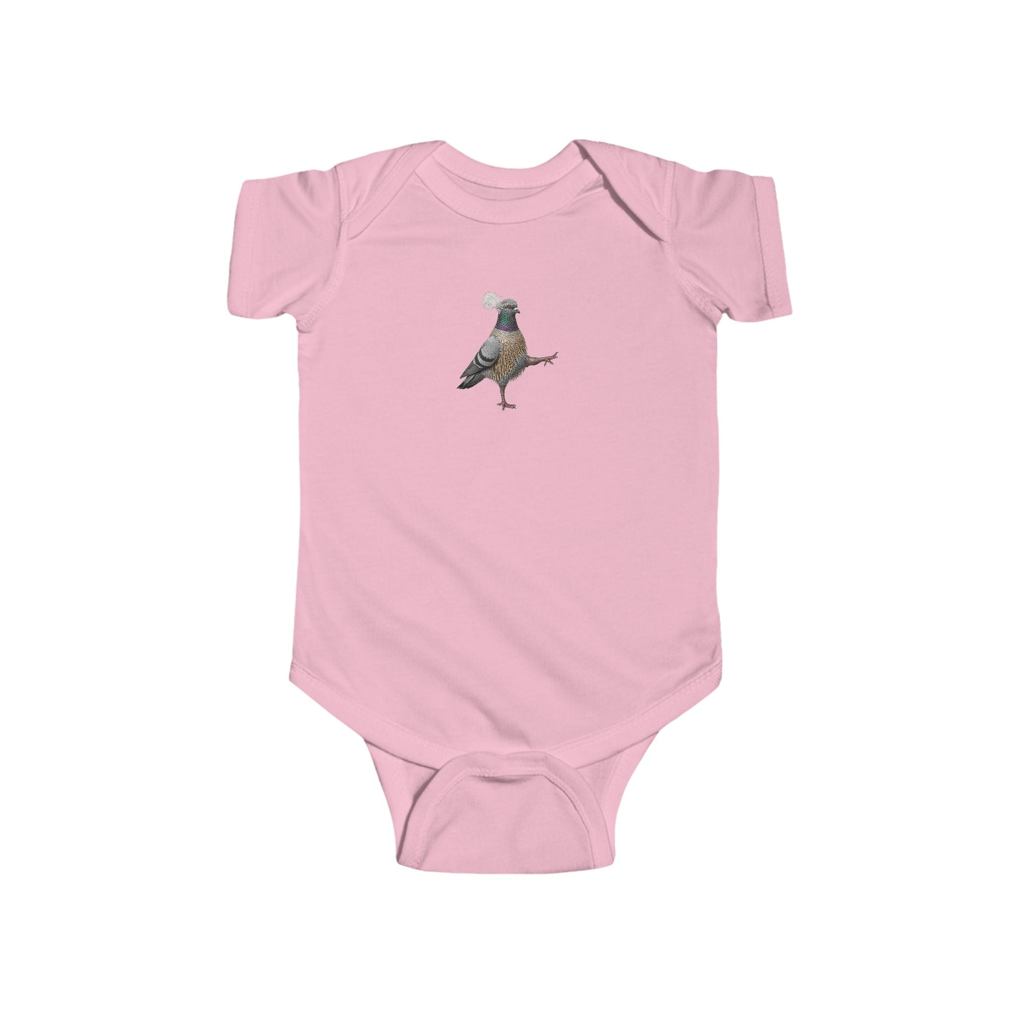 Customizable Rockefeller Center NYC Pigeon Baby Onesie | New Yorker Reveal Infant Bodysuit