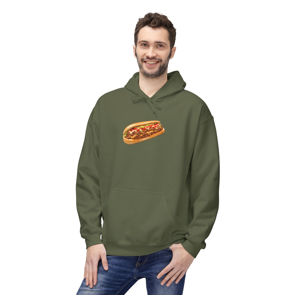 NYC Chopped Cheese Hoodie — New York Sandwich Hooded Pullover Sweatshirt