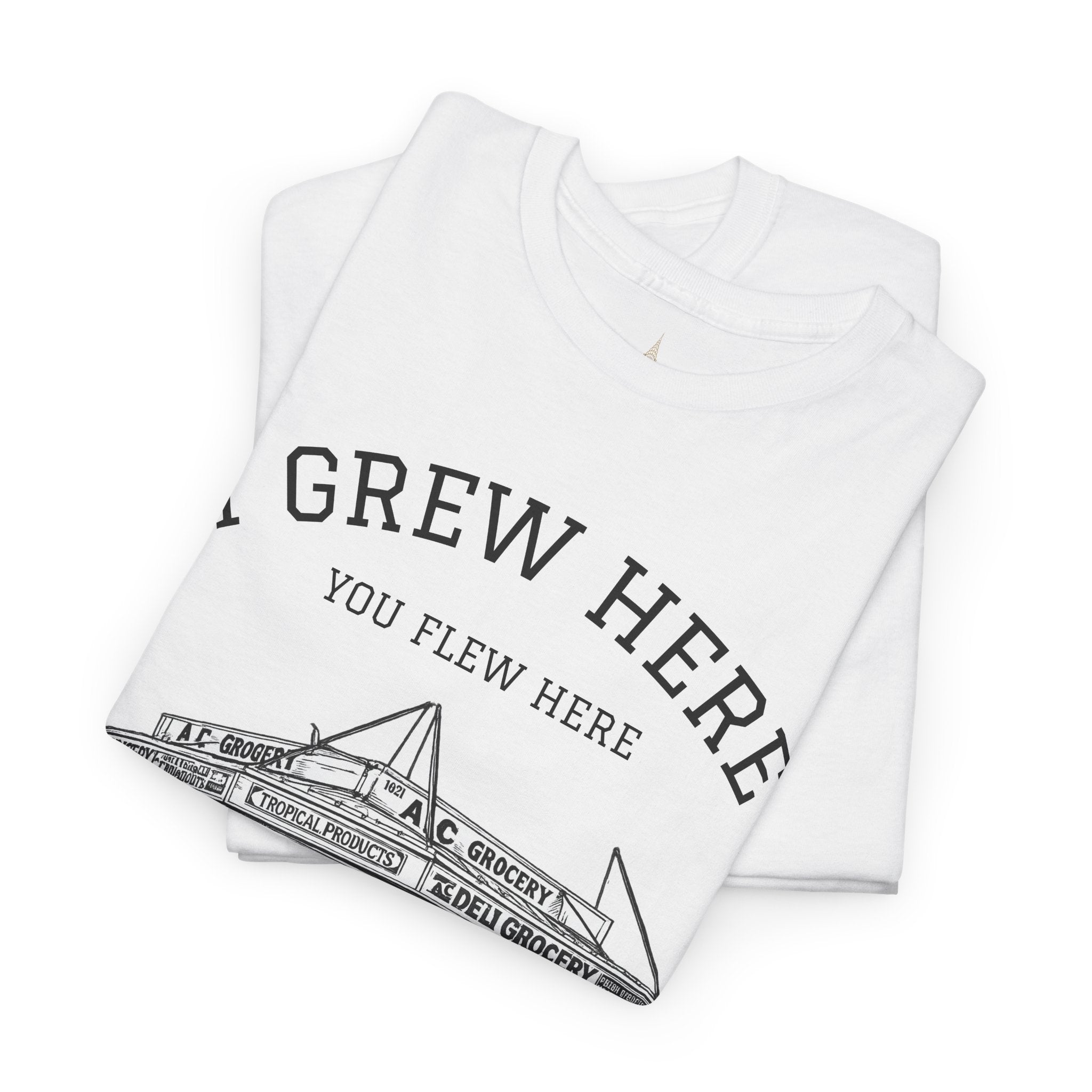NYC Bodega T-Shirt | New York I Grew Here You Flew Here Tee