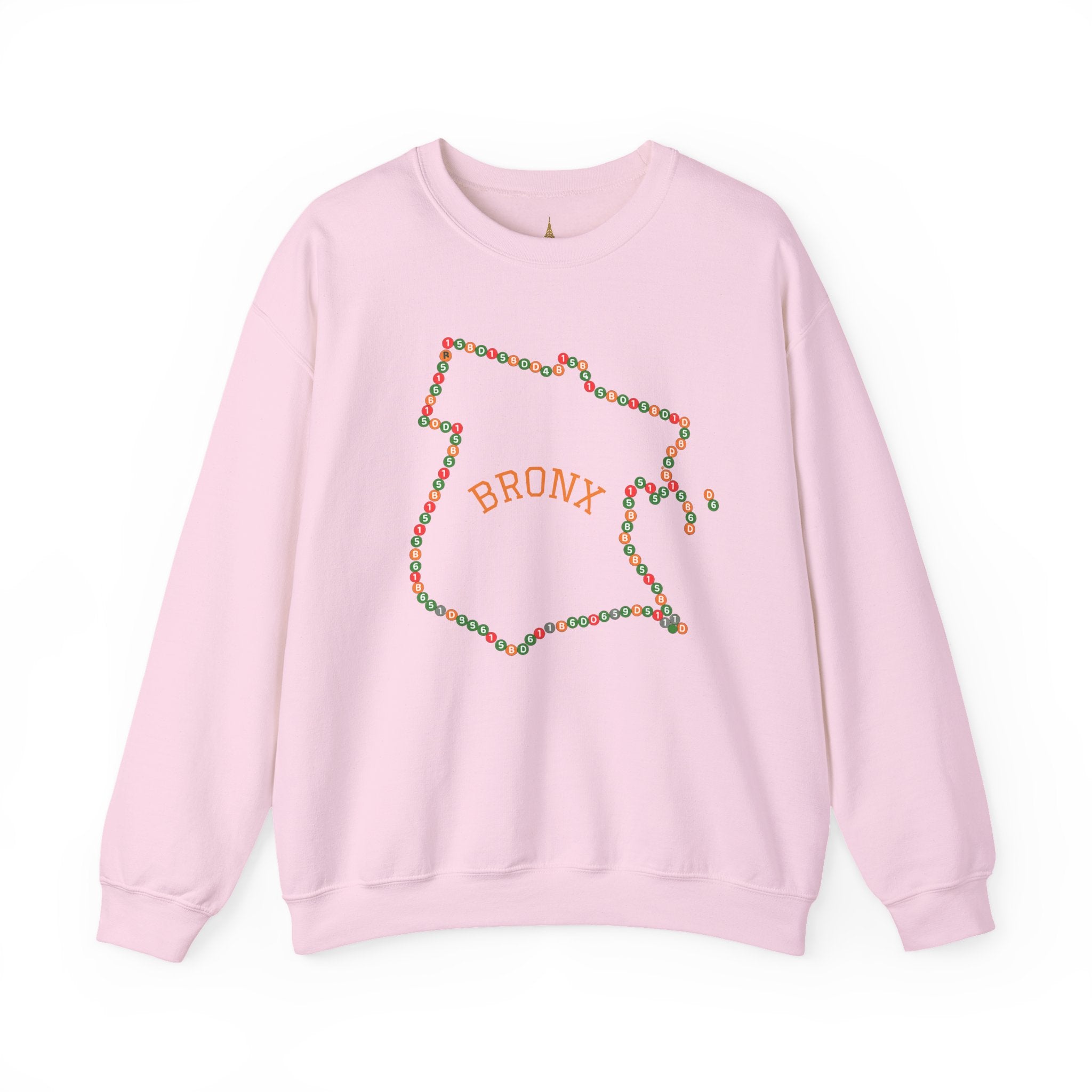 The Bronx Map Subway Signs Sweatshirt | NYC Crewneck Sweater
