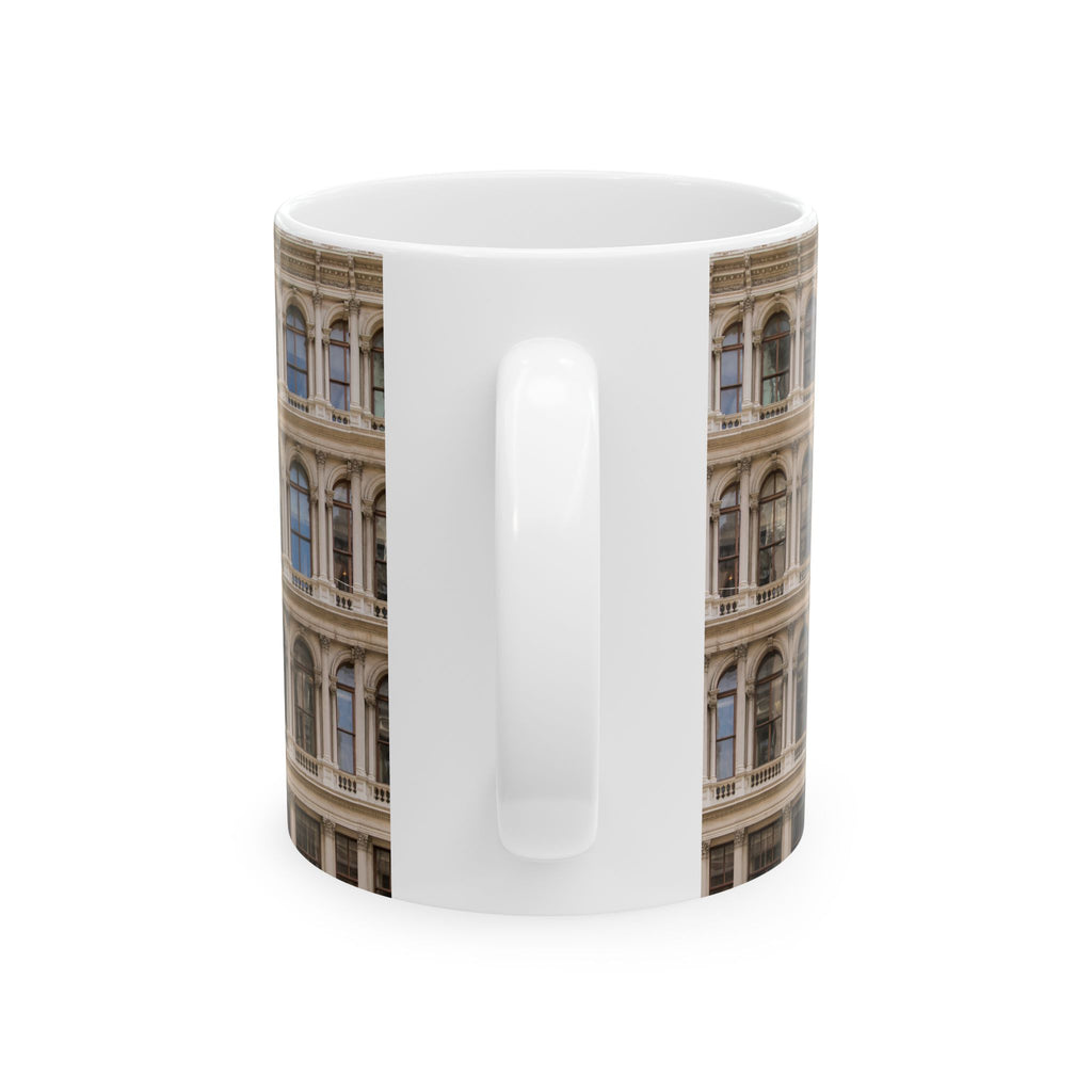SoHo Cast Iron Building Mug | NYC Architecture Building Ceramic Mug
