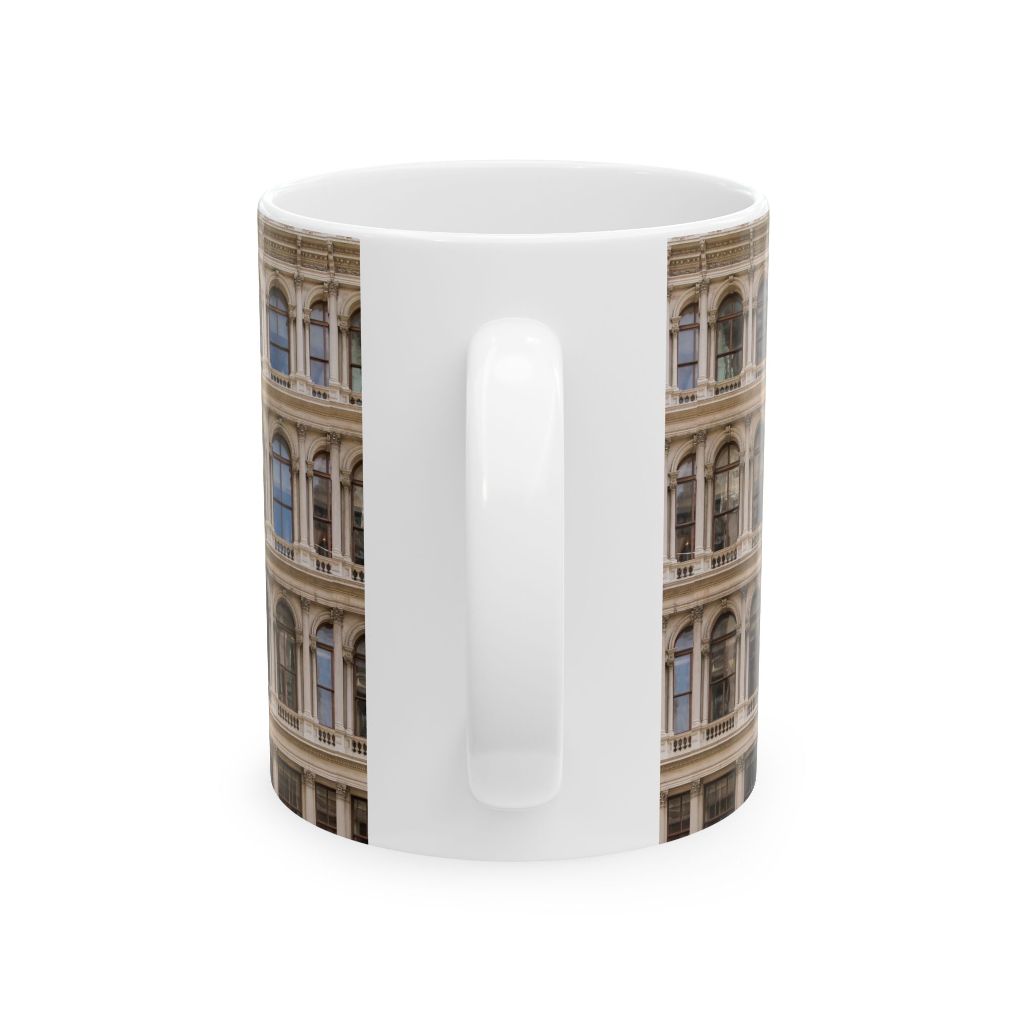 SoHo Cast Iron Building Mug | NYC Architecture Building Ceramic Mug