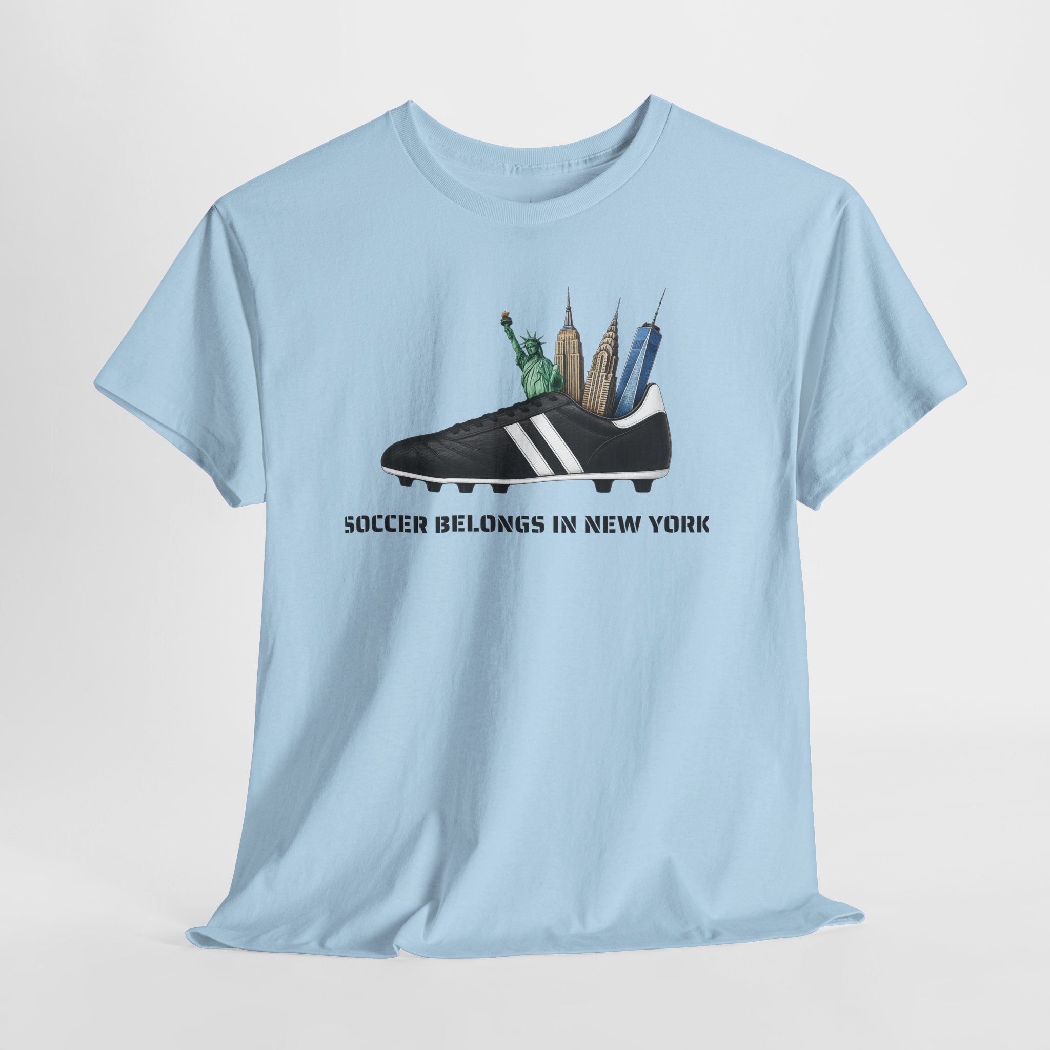 Soccer Belongs in New York T-Shirt | Soccer in NYC Tee