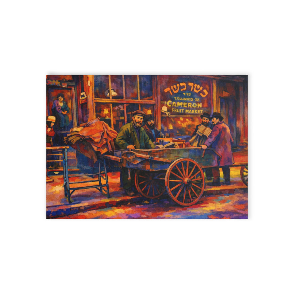 Colorized Historic Lower East Side NYC Postcard | One-Sided Art Postcard