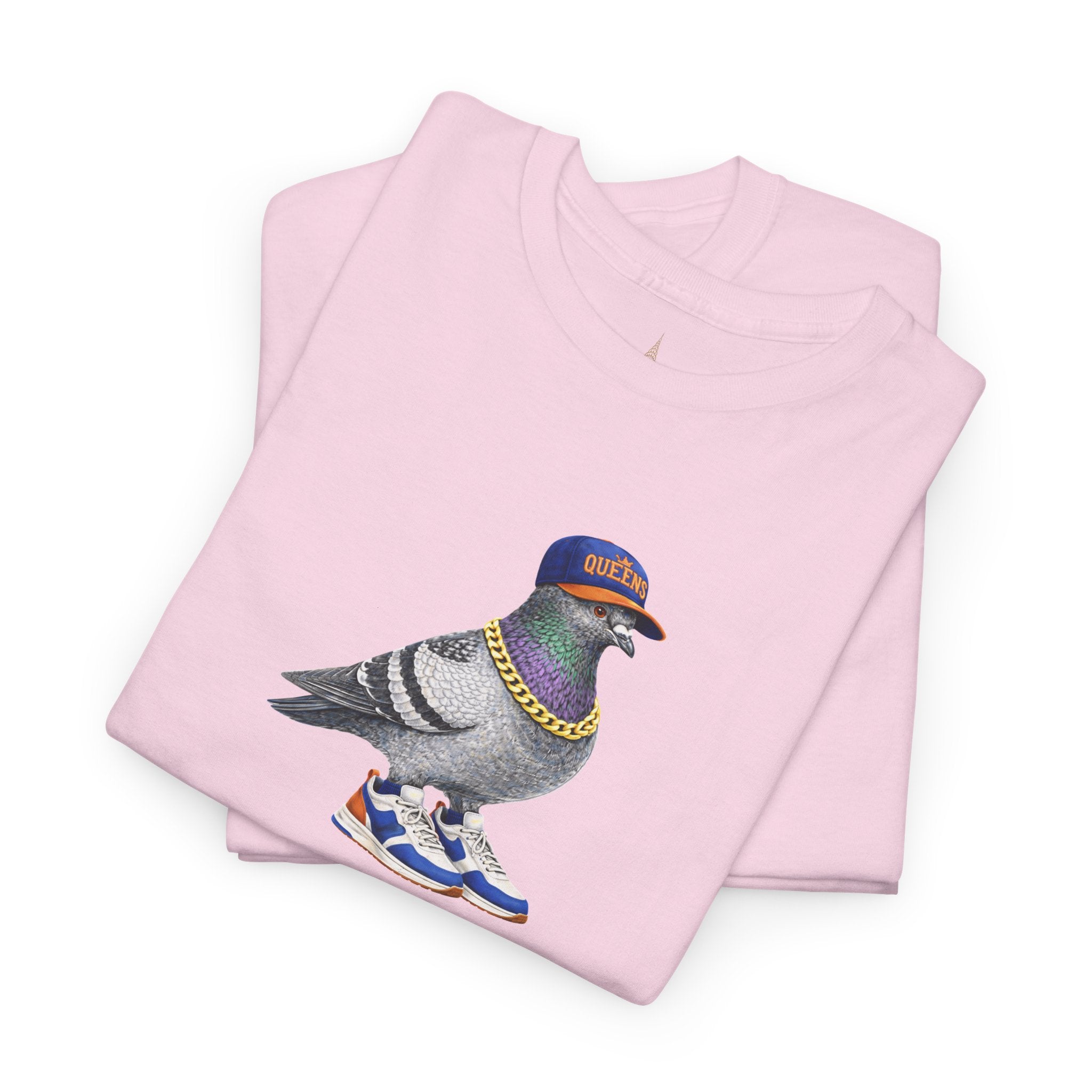 Customizable Queens NYC Pigeon T-Shirt | Baseball Fan Tee