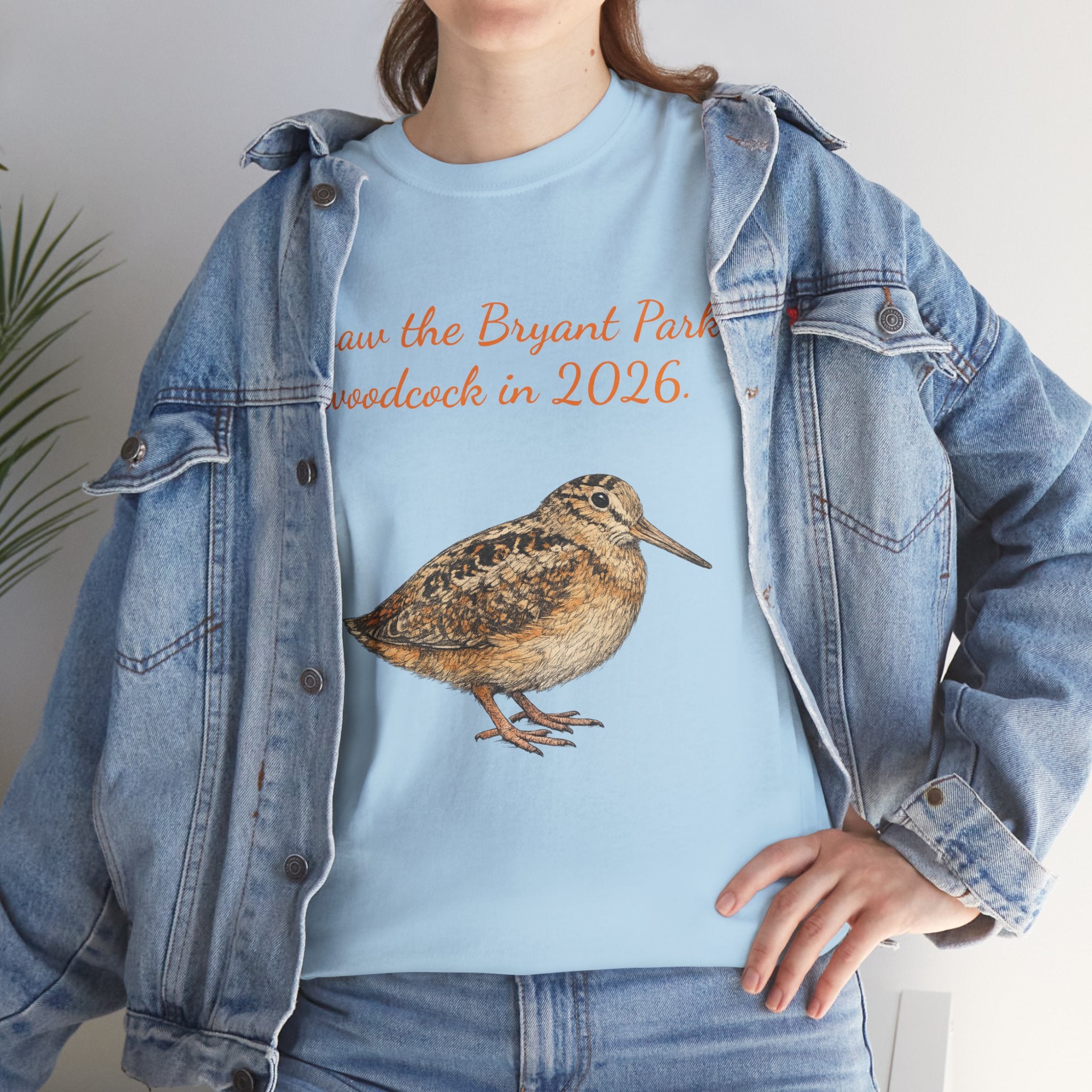 Bryant Park American Woodcock T-Shirt   NYC Gift Tee