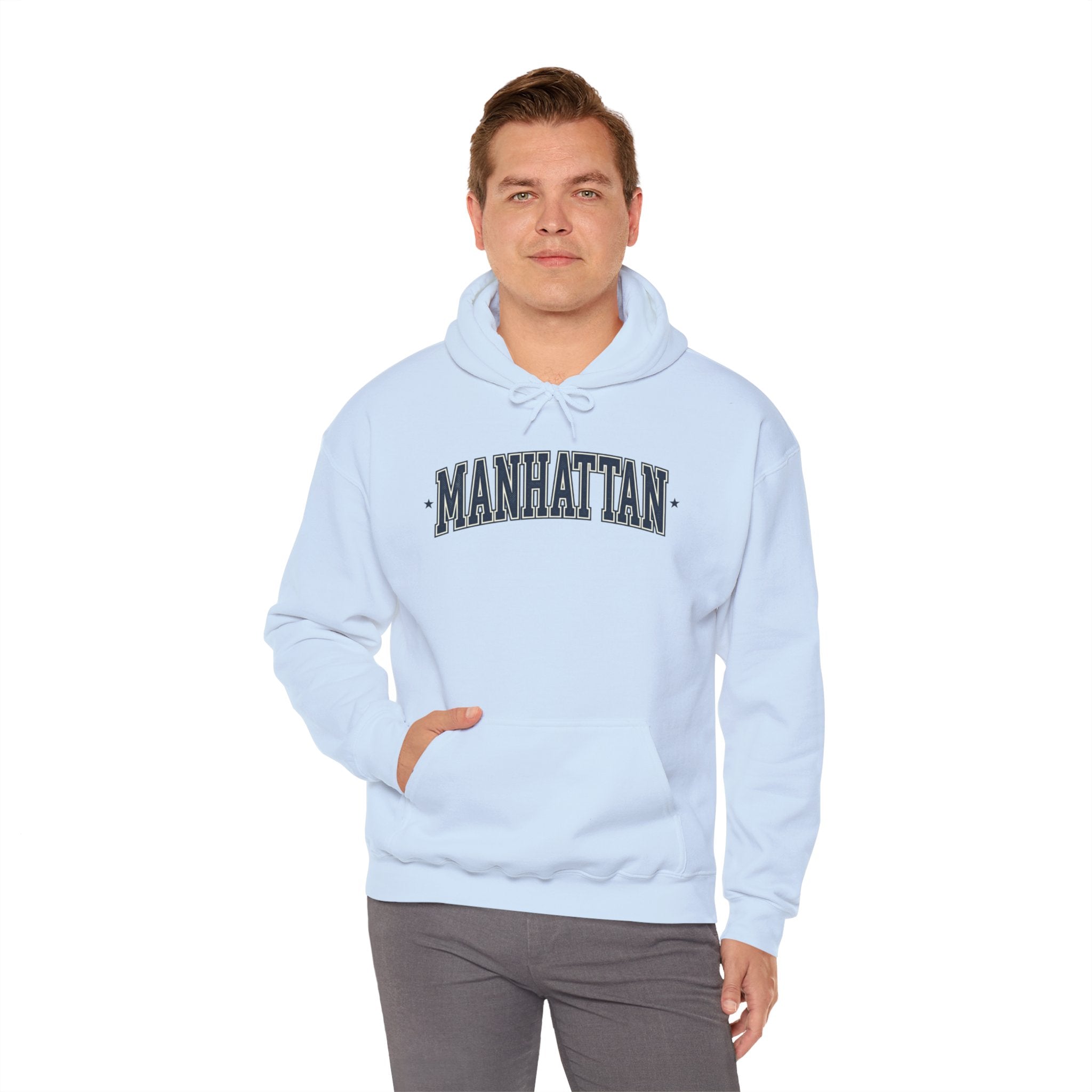 Manhattan Hoodie — Garment-Dyed Pullover Hooded Sweater