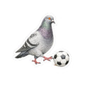 Corona NYC Pigeon 3" x 3" Sticker