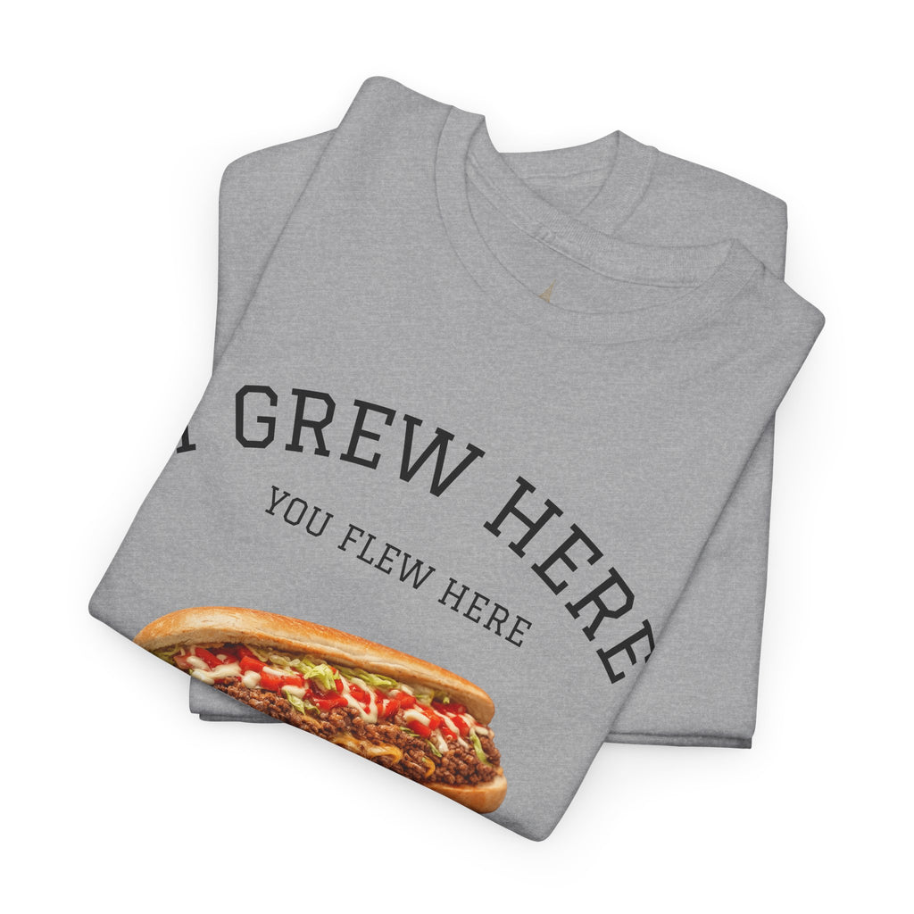 Chopped Cheese T-Shirt | I Grew Here You Flew Here New York City Bodega Food Tee