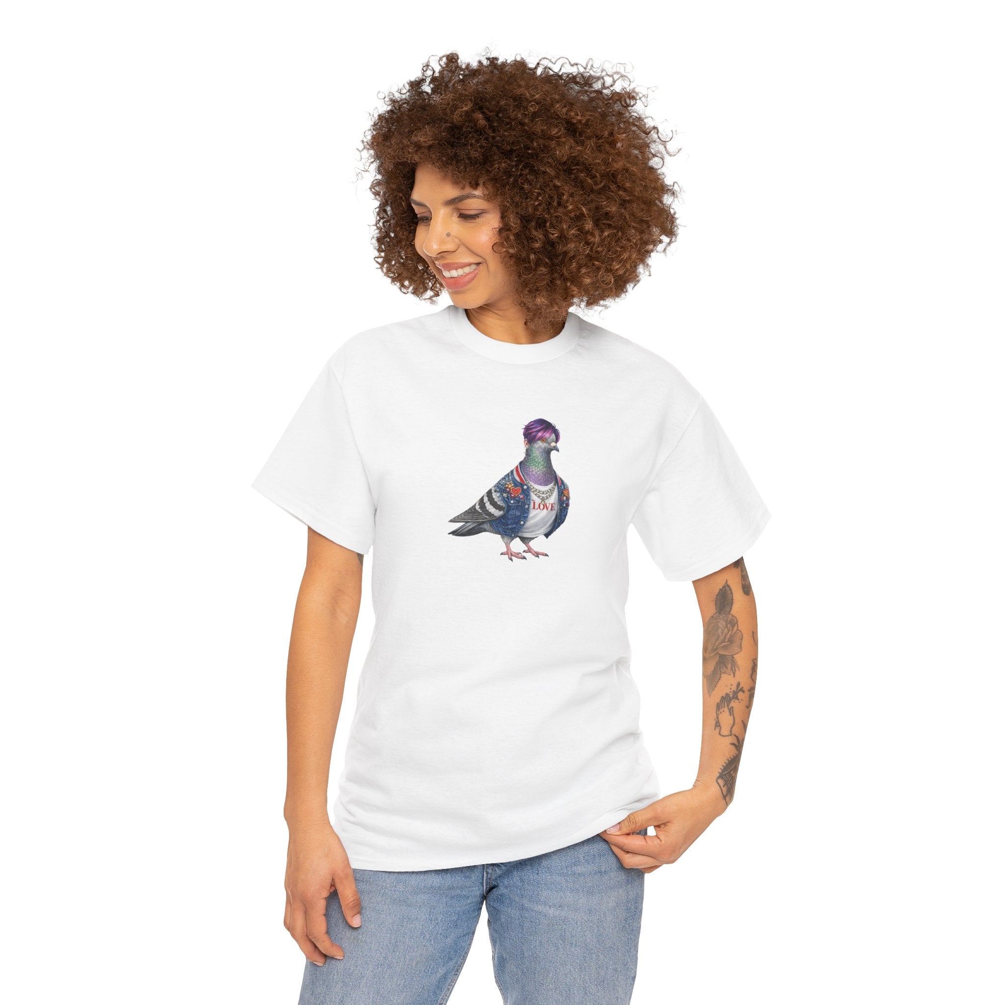 Customizable Koreatown NYC Pigeon T-Shirt | KPop Star Tee
