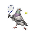 Forest Hills NYC Pigeon 3" x 3" Sticker