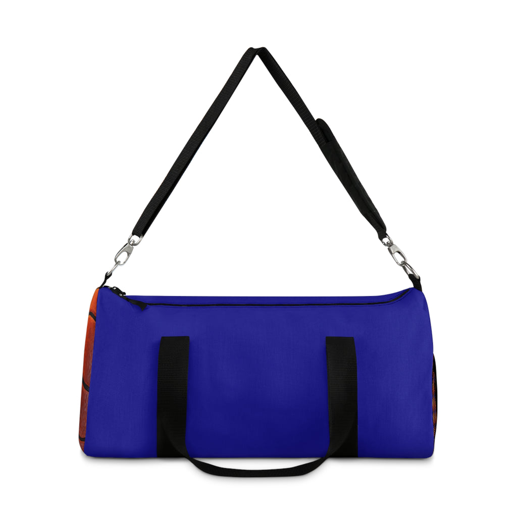 Customizable Blue Basketball Practice Duffel Bag