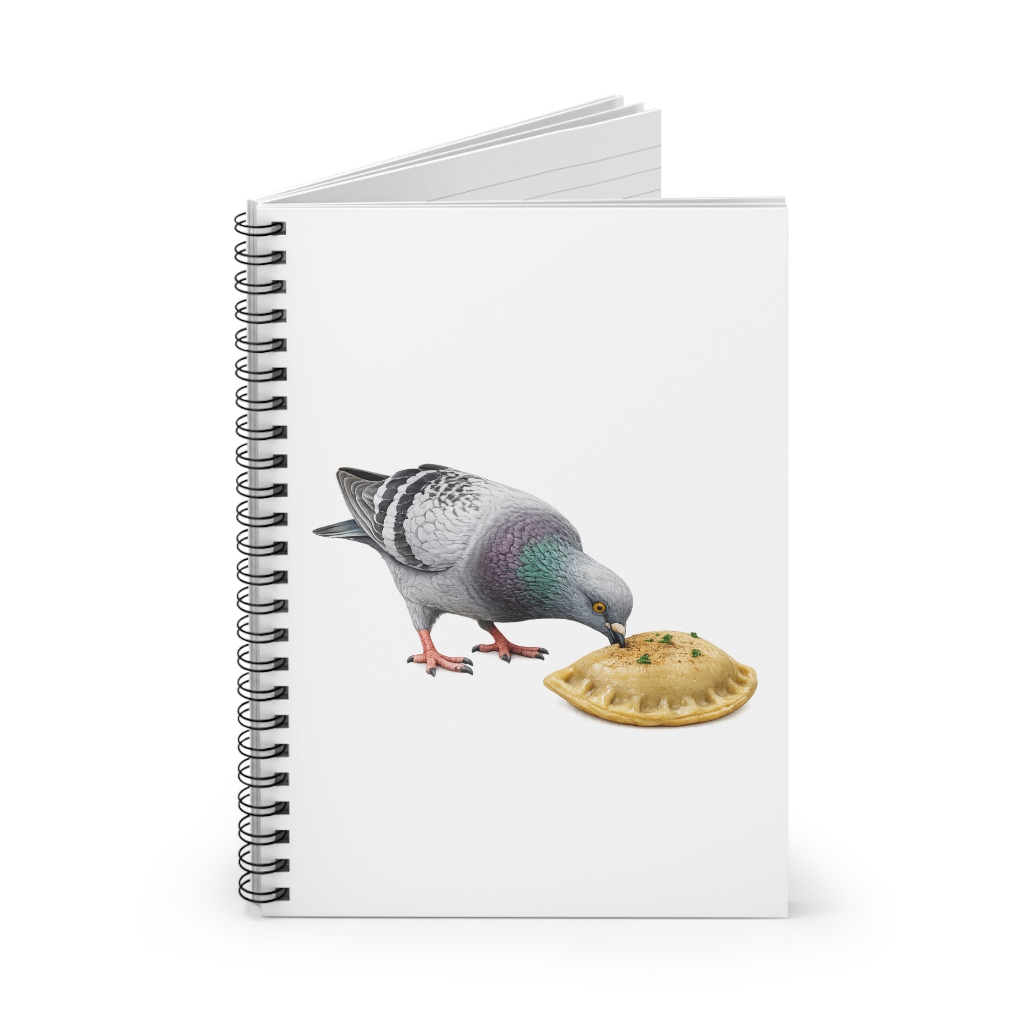 Customizable Greenpoint NYC Pigeon Spiral Journal | Puerto Rico Boricua Bird Lovers Notebook