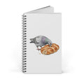 Customizable Borough Park NYC Pigeon Spiral Journal | Brooklyn Kosher Challah Bird Lovers Notebook