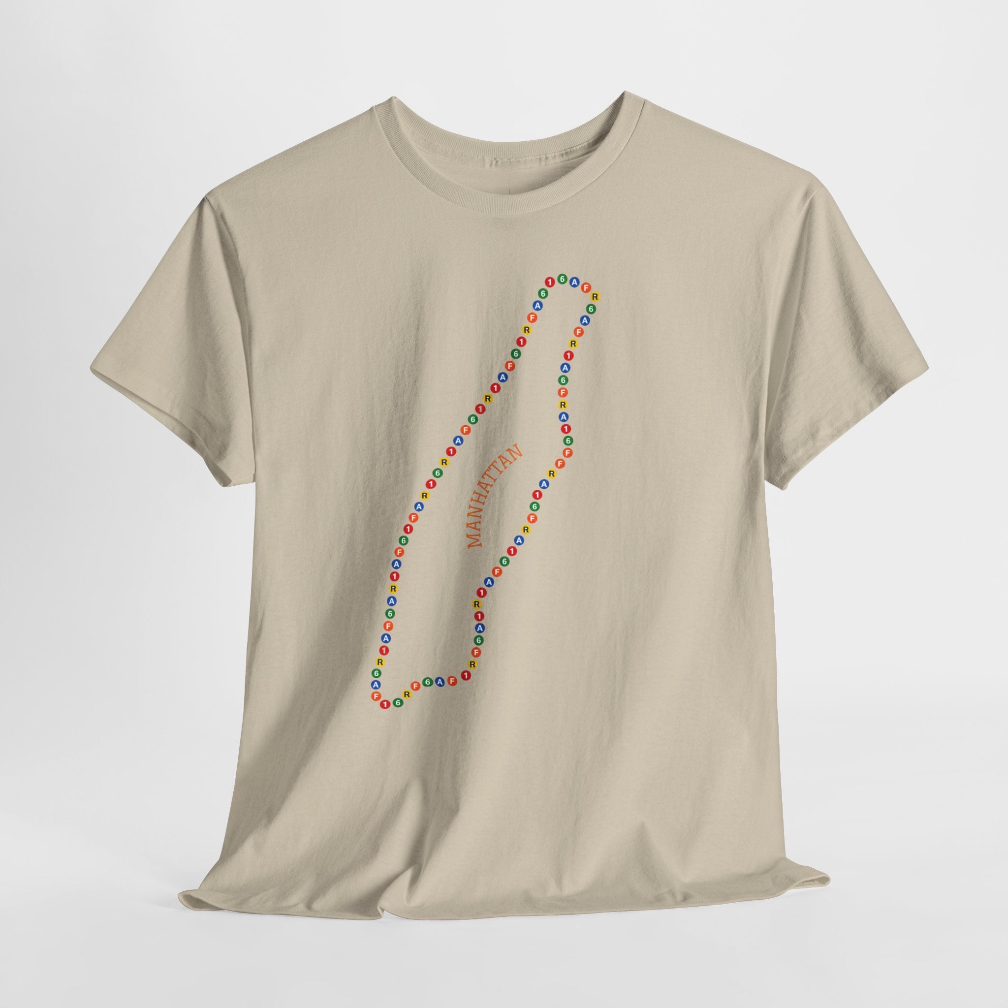 Manhattan Map T-Shirt | Subway Signs Tee