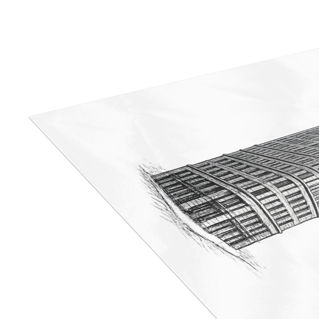 Flatiron Building Postcard Set —Architectural Sketch Postcard Bundle (with envelopes)