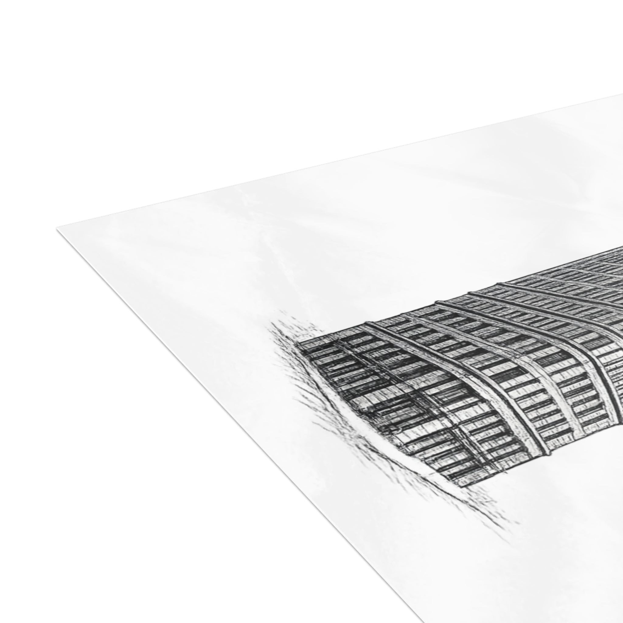 Flatiron Building Postcard Set —Architectural Sketch Postcard Bundle (with envelopes)
