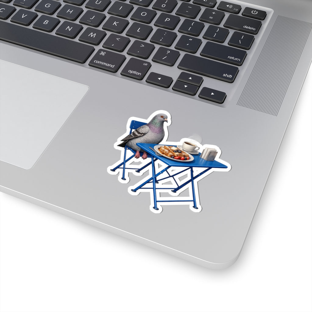 West Village NYC Pigeon 3" x 3" Sticker